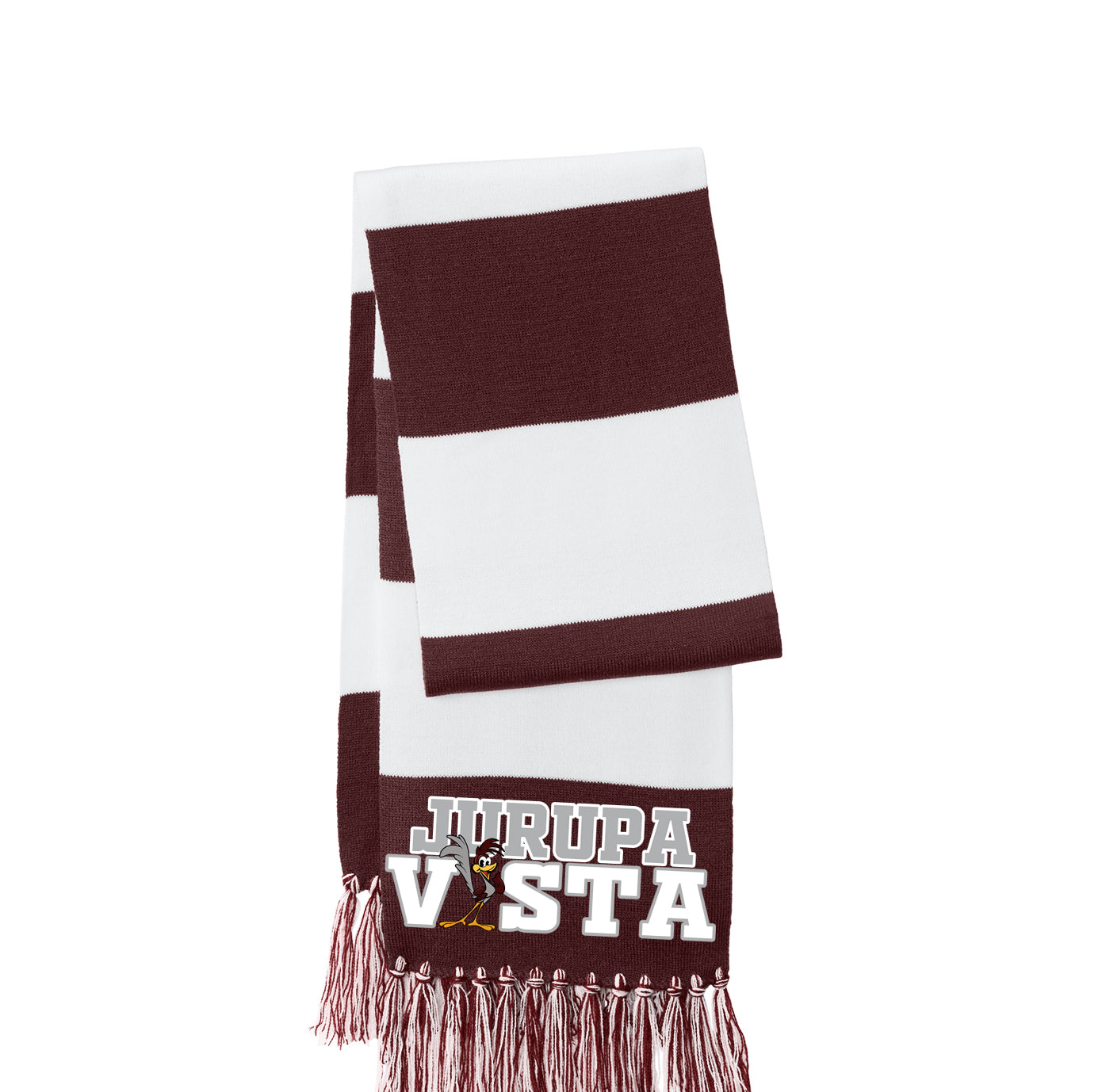 Maroon/White Scarf