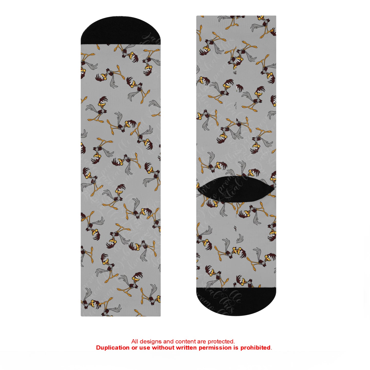 Adult all-over Roadrunner printed SOCKS!