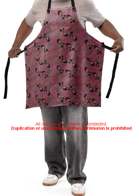 Apron all-over Roadrunners Print