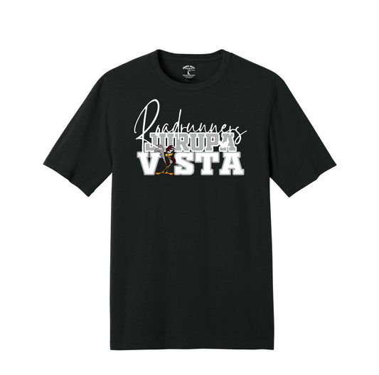 Black Roadrunners Jurupa Vista Heart Tee (Adult/Youth)