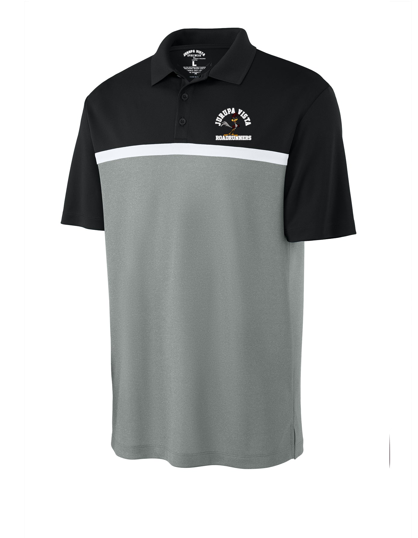 Colorblock Polo with Logo (Adult)